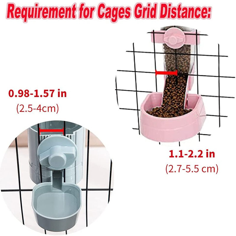 Automatic Cage Water & Food Dispenser