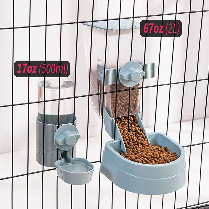 Automatic Cage Water & Food Dispenser