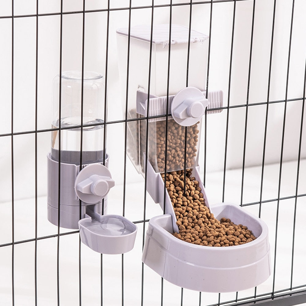 Automatic Cage Water & Food Dispenser