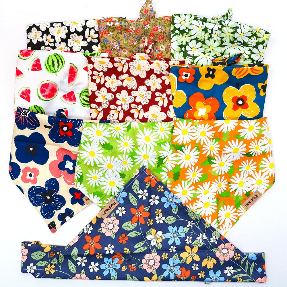 Flower Themed Bandanas